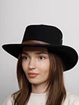 Шляпа STETSON арт. 3598120 GAMBLER WOOLFELT (черный)